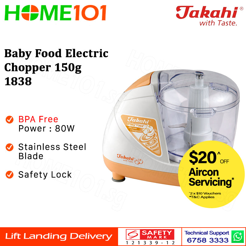 Takahi Baby Food Electric Chopper 150g 1838