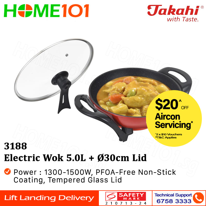 Takahi Electric Wok 5.0L 3188