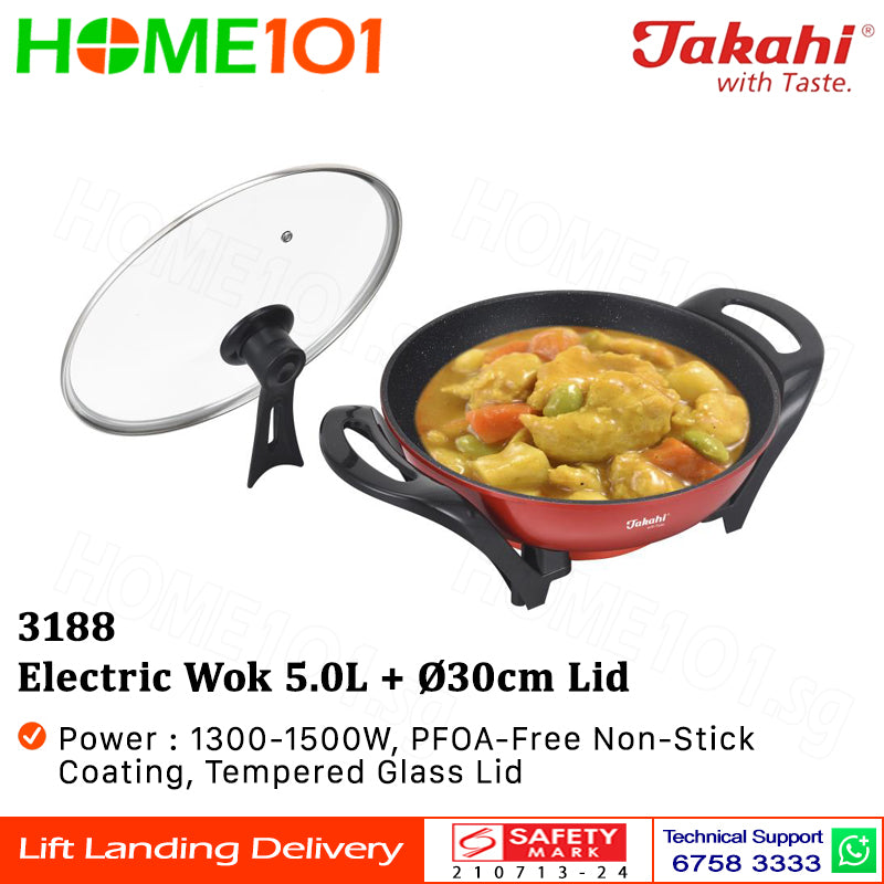 Takahi Electric Wok 5.0L 3188