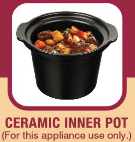 Takahi Electric Crockery Pot 3.5L 3521 CR-TR