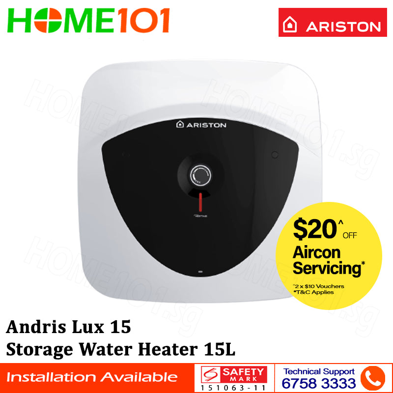 Ariston Storage Water Heater Andris 15L LUX 15