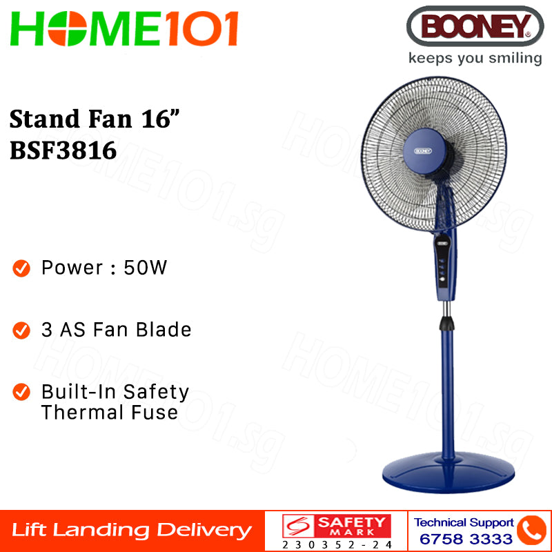 Booney Stand Fan 16" BSF3816