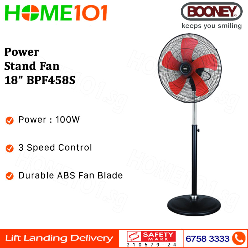 Booney Power Stand Fan 18" BPF458S