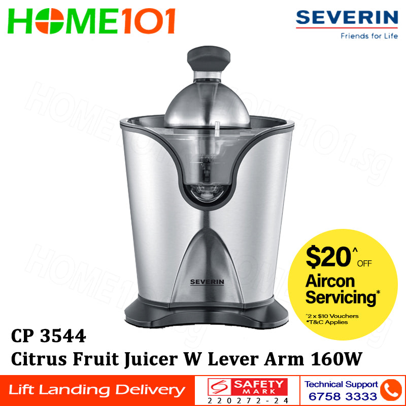 Severin Citrus Fruit Juicer with Lever Arm 160W CP 3544
