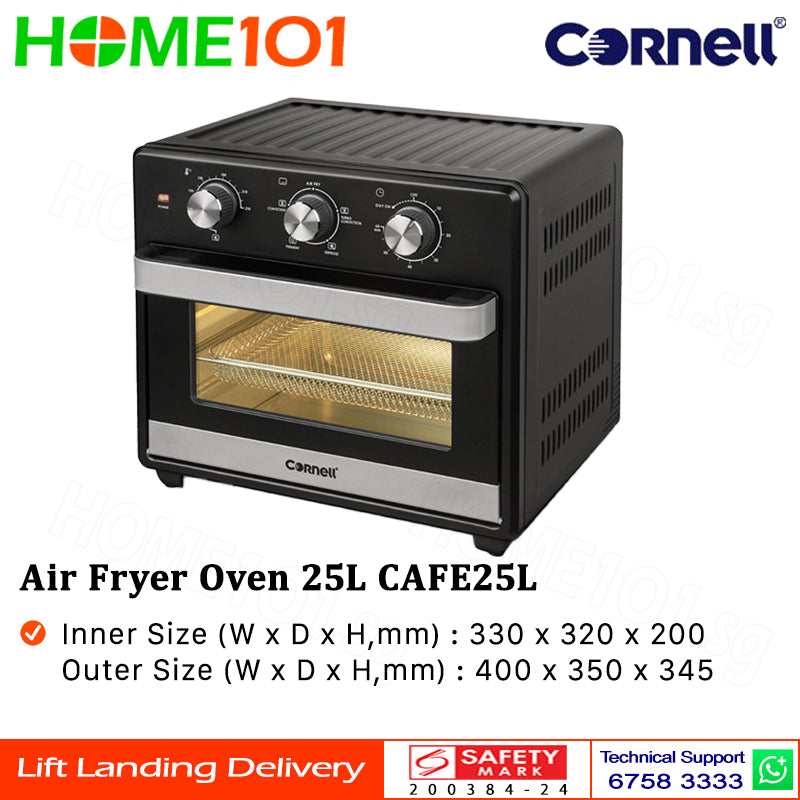 Cornell Air Fryer Oven with Turbo Convection Function 25L CAFE25L