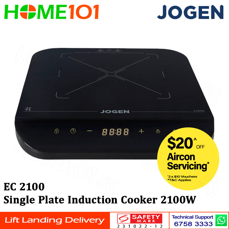 Jogen Single Plate Induction Cooker 2100W EC 2100