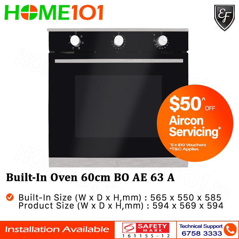 EF Built-In Oven 60cm BO AE 63 A