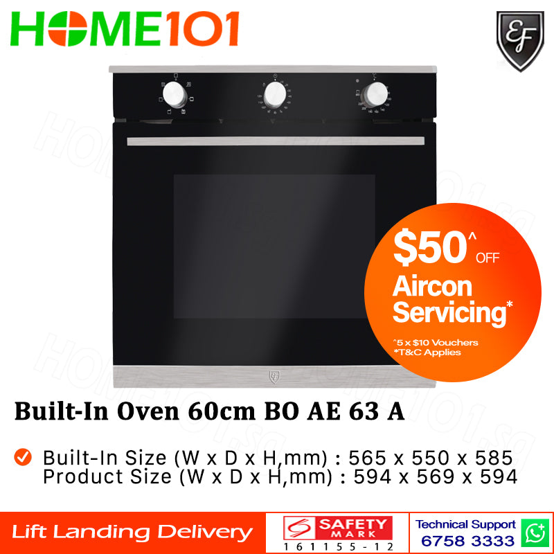EF Built-In Oven 60cm BO AE 63 A