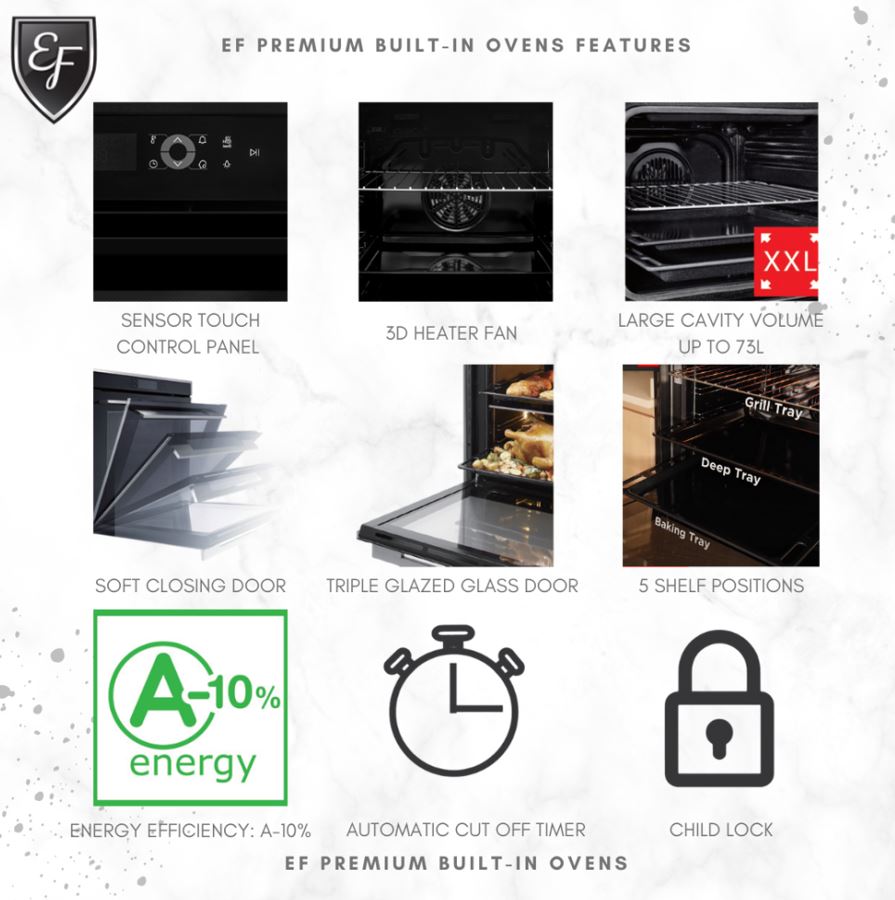 EF Built-In Oven 60cm BO AE 63 A