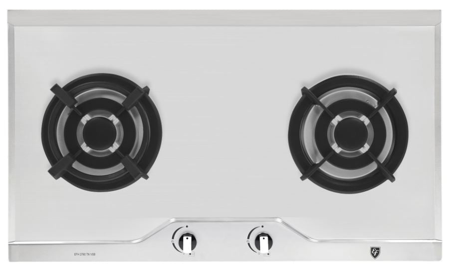 EF Built In Stainless Steel Hob 2 Burners EFH 2760 TN VSB