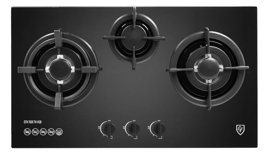 EF 3 Burners Built-In Hob EFH 7630 TN VGB