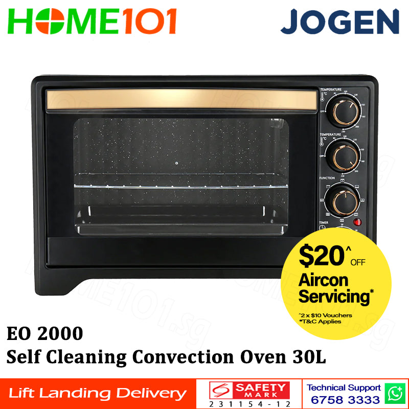Jogen Self Cleaning Convection Oven 30L EO 2000