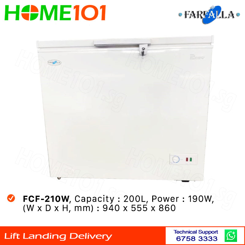 Farfalla Chest Freezer 200L FCF-210W