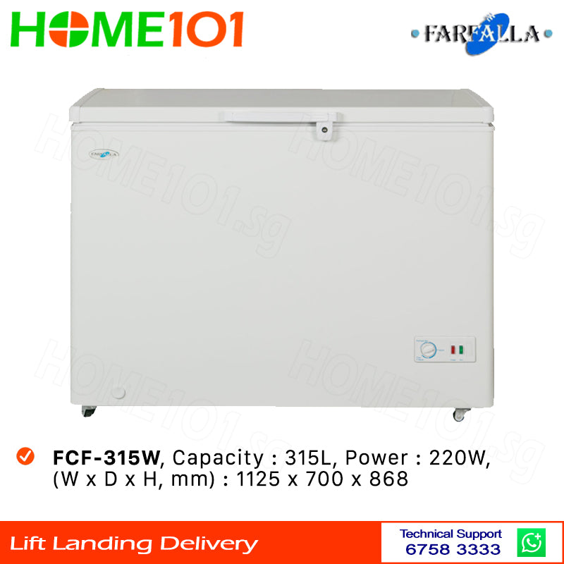 Farfalla Chest Freezer 315L FCF-315W
