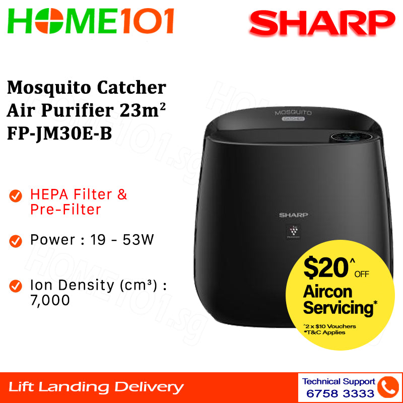 Sharp Mosquito Catcher Air purifier 23m² FP-JM30E-B