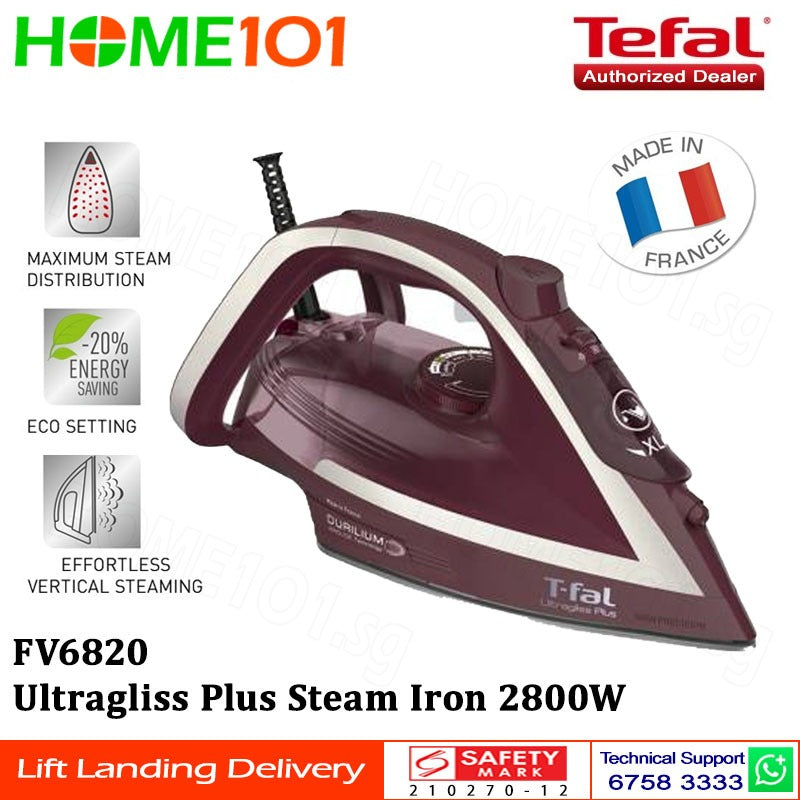 Tefal Ultragliss Plus Steam Iron 2800W FV6820