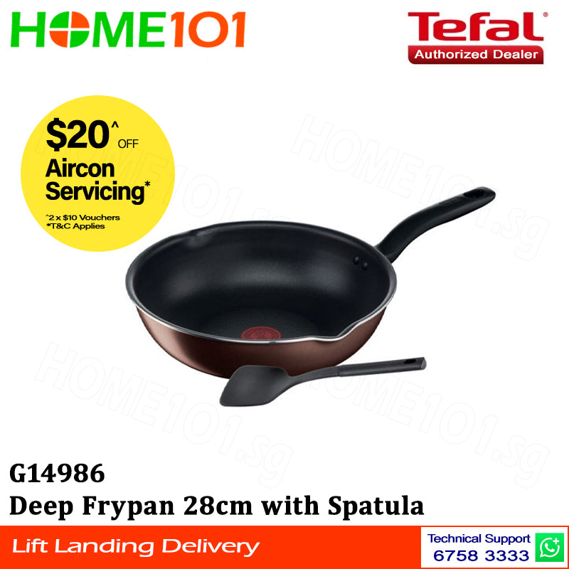 Tefal Deep Frypan 28cm with Spatula G14986