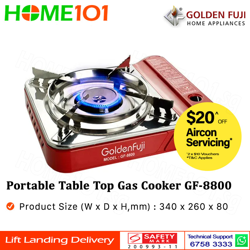 Golden Fuji Portable Table Top Gas Cooker GF-8800 || GF8800