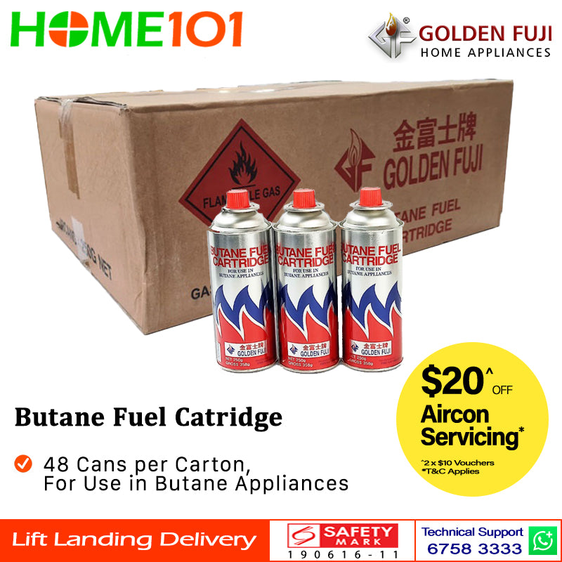 Golden Fuji Butane Fuel Cartridge 250g (Bulk Buy)