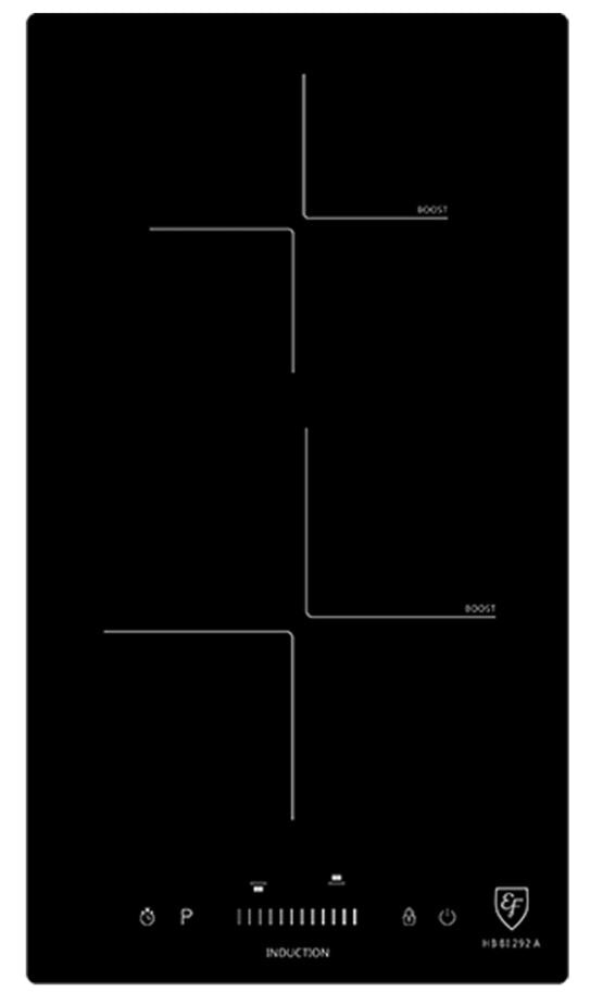 EF 2 Zones Domino Induction Hob HB BI 292 A