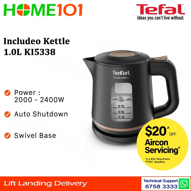 Tefal Includeo Kettle 1.0L KI5338