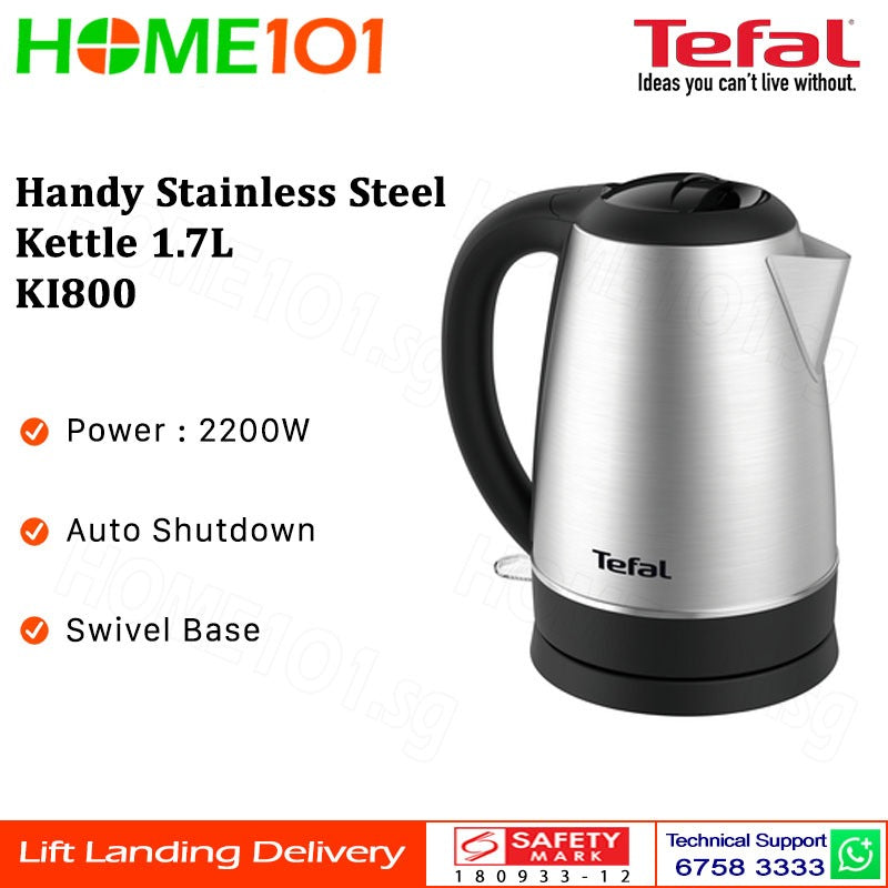 Tefal Handy Stainless Steel Kettle KI800D || KI800