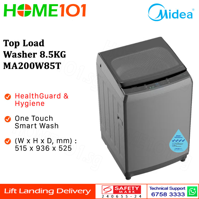 Midea Top Load Washer 8.5KG MA200W85T
