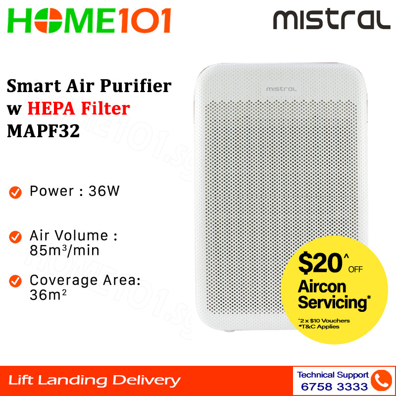 Mistral Smart Air Purifier with HEPA FIlter MAPF32