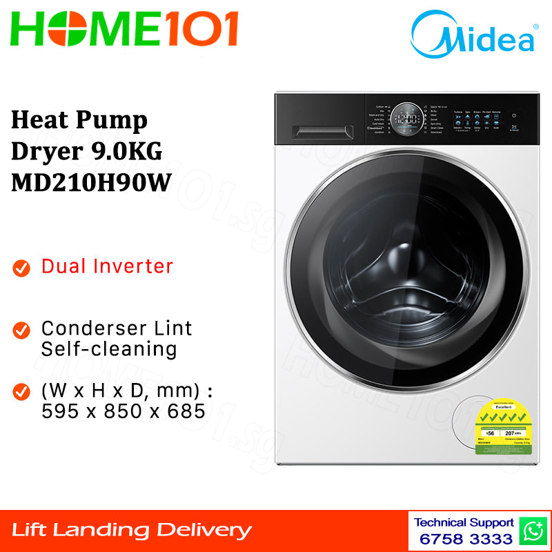 Midea Heat Pump Dryer 9.0KG MD210H90W