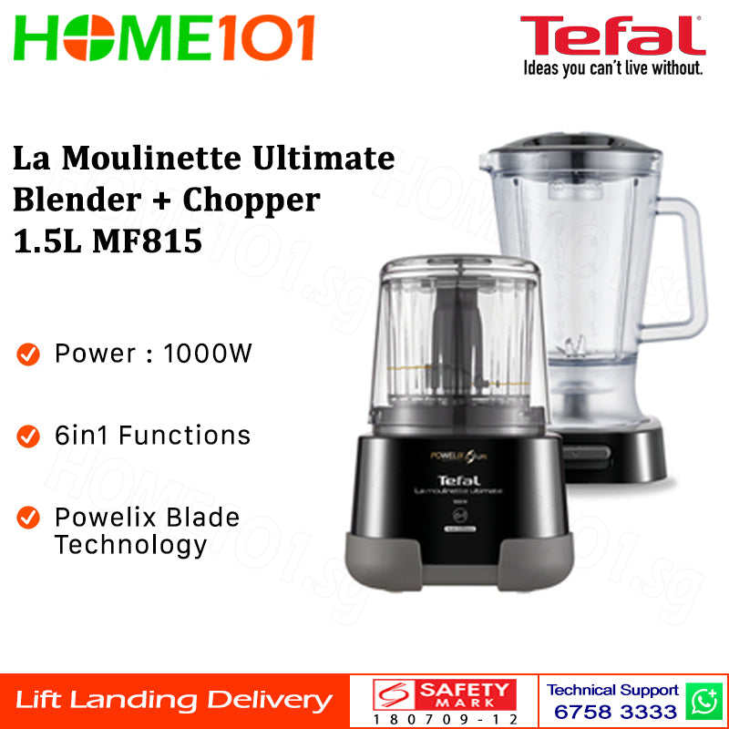 Tefal La Moulinette Ultimate Blender + Chopper 1.5L MF815