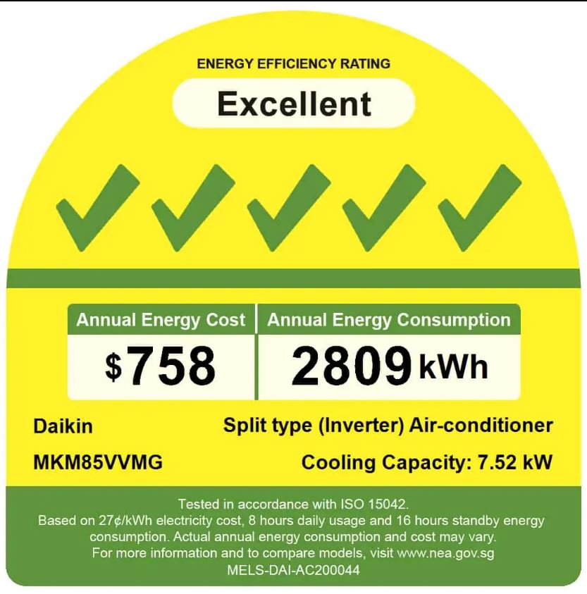 Daikin Inverter Multi-Split AirCon MKM85VVMG/CTKM25VVMG x 3 + CTKM71VVMG