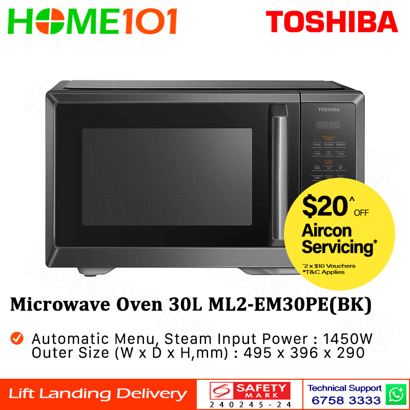Toshiba Microwave Oven 30L ML2-EM30PE (BS)