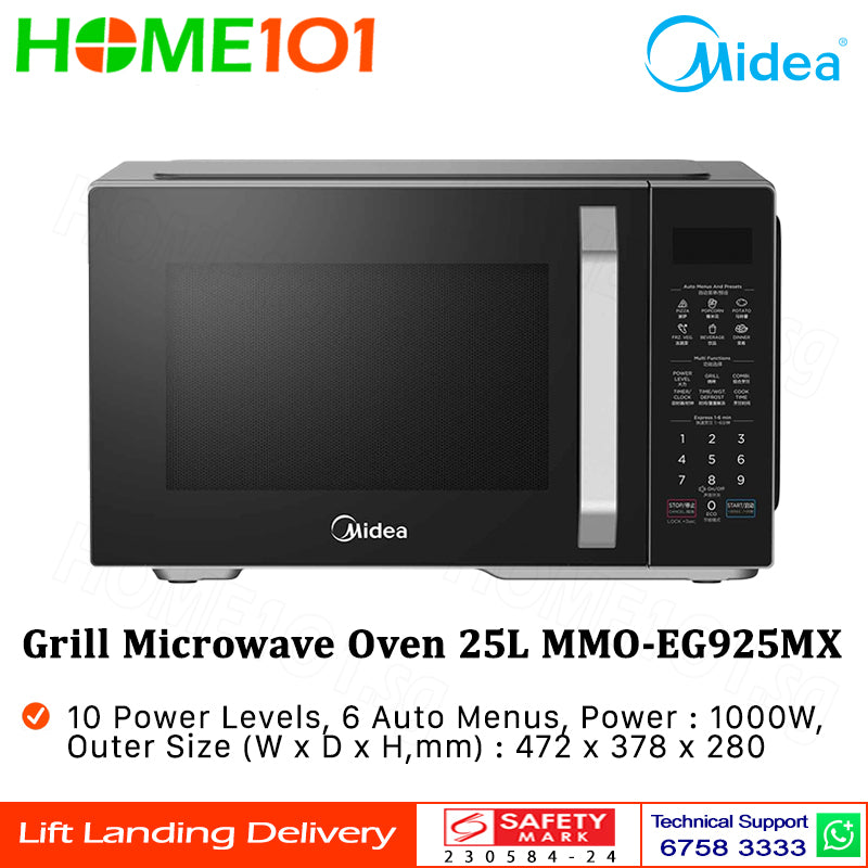 Midea Grill Microwave Oven 25L MMO-EG925MX