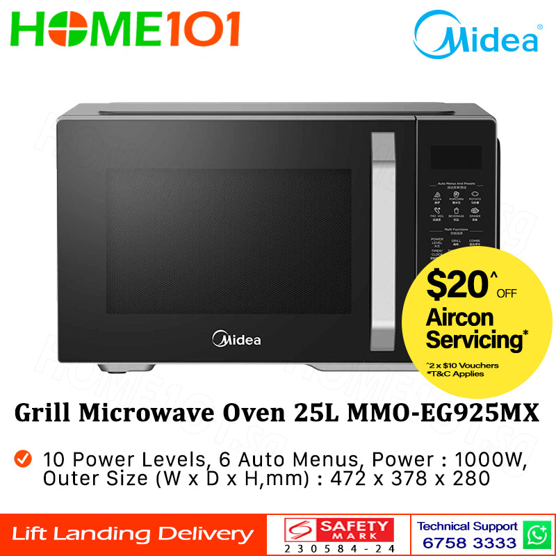 Midea Grill Microwave Oven 25L MMO-EG925MX