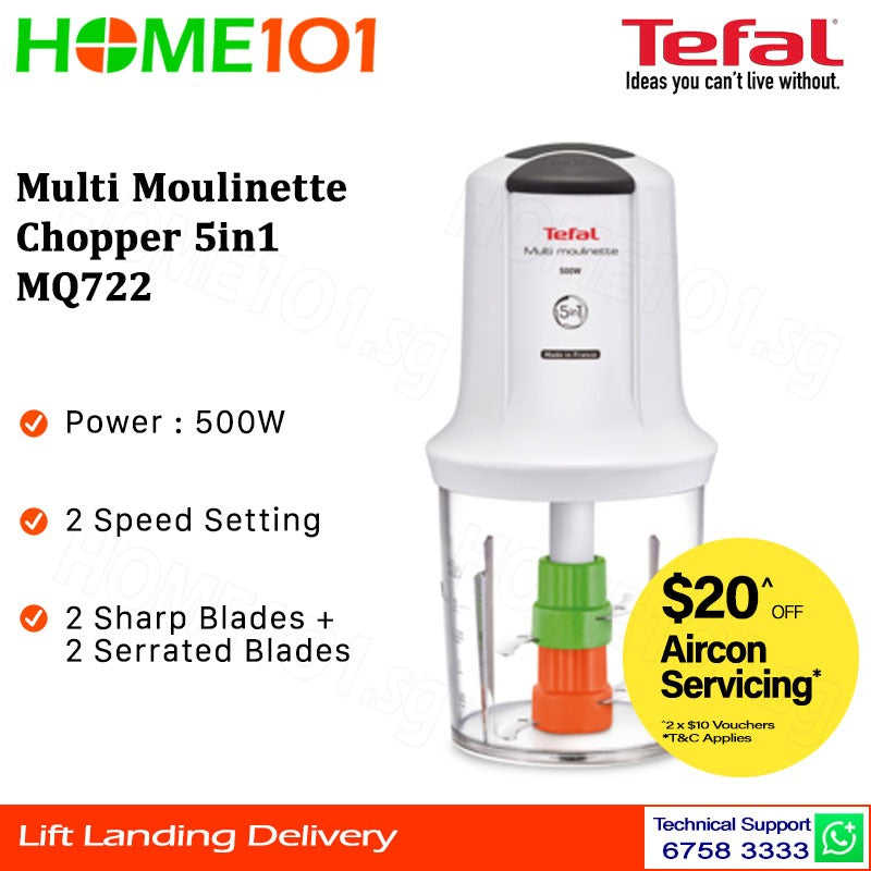 Tefal Multi Moulinette Chopper 500ml 5in1 MQ722