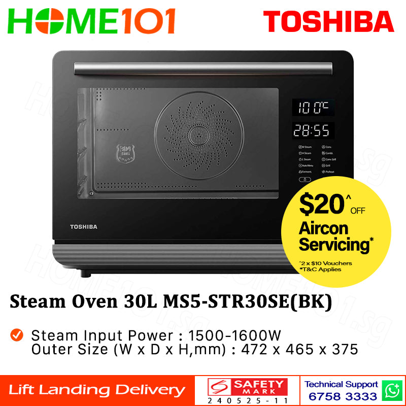 Toshiba Steam Oven 30L MS5-STR30SE(BK)