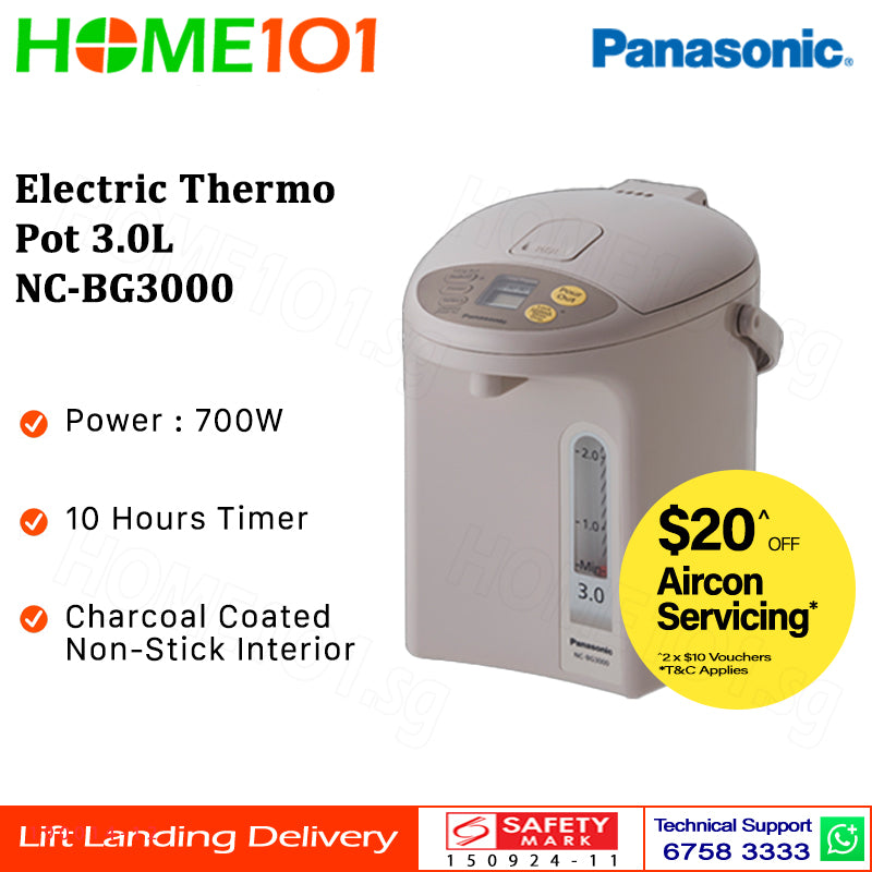 Panasonic Electric Thermo Pot 3.0L NC-BG3000