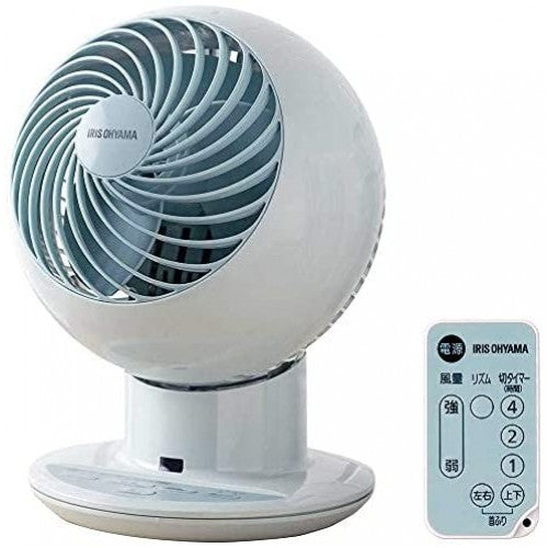 Iris Ohyama Circulator Fan with Remote 6" PCF-SC15T Blue
