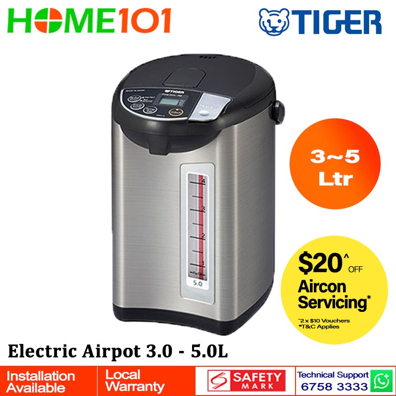 Tiger Electric Kettle 3.0 - 5.0L PDU-A30S I PDU-A40S I PDU-A50S