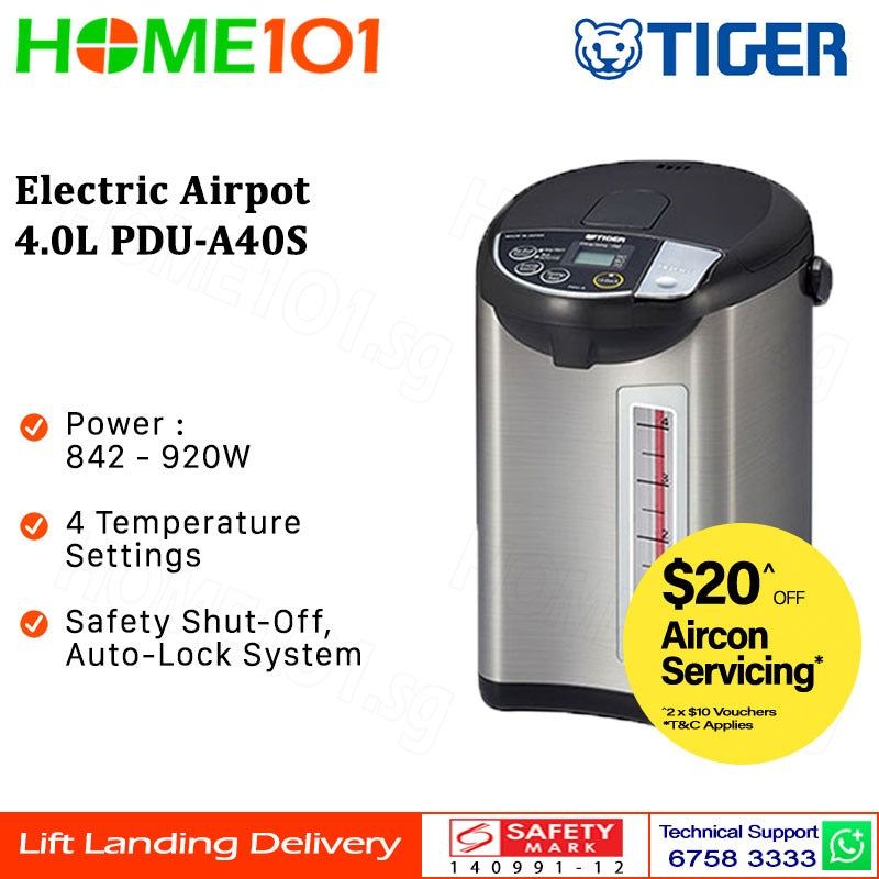 Tiger Electric Kettle 3.0 - 5.0L PDU-A30S I PDU-A40S I PDU-A50S