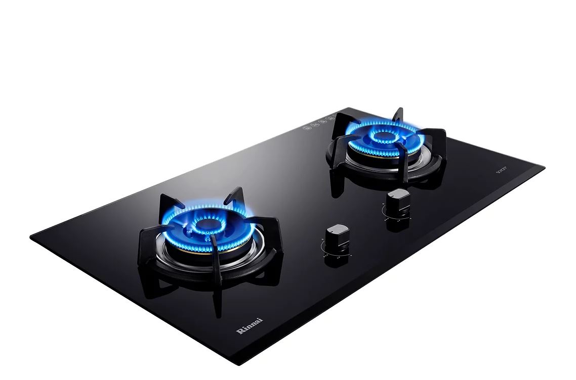 Rinnai Built-In Hob Schott Glass 2 Burners RB-72G - LPG