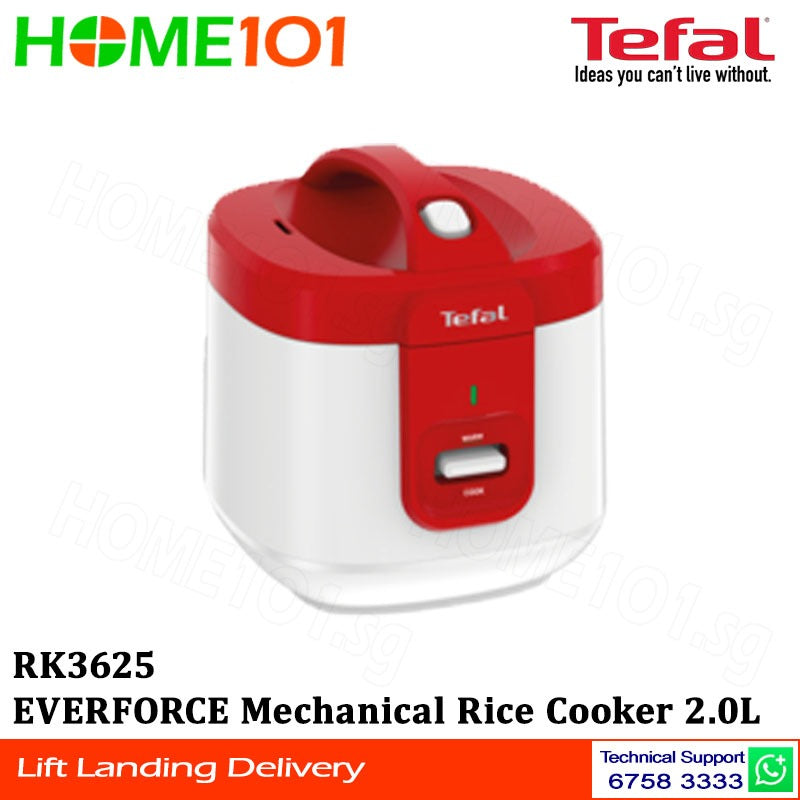 Tefal EVERFORCE Mechanical Rice Cooker 2.0L RK3625