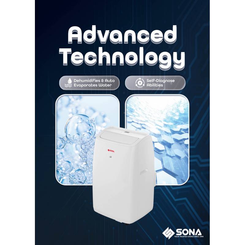 Sona Portable Aircon 14000BTU SACN 6284