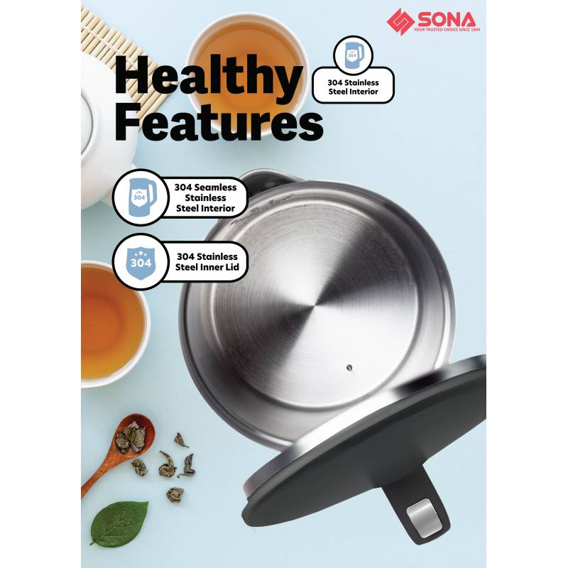 Sona Digital Double layer Kettle 1.7L SDK 5124