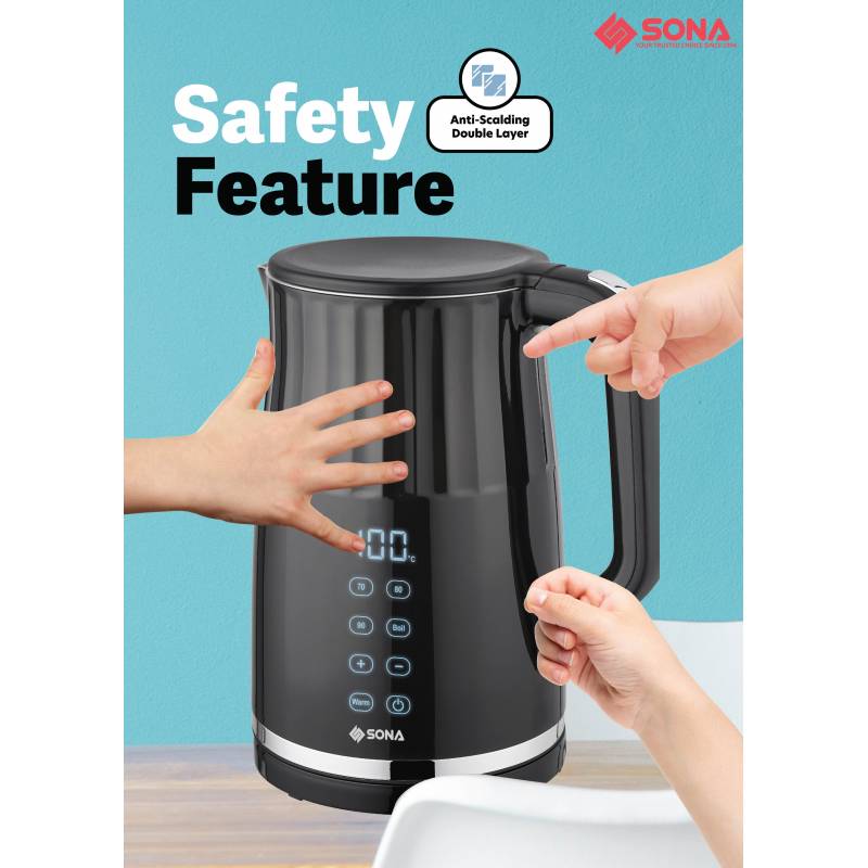 Sona Digital Double layer Kettle 1.7L SDK 5124