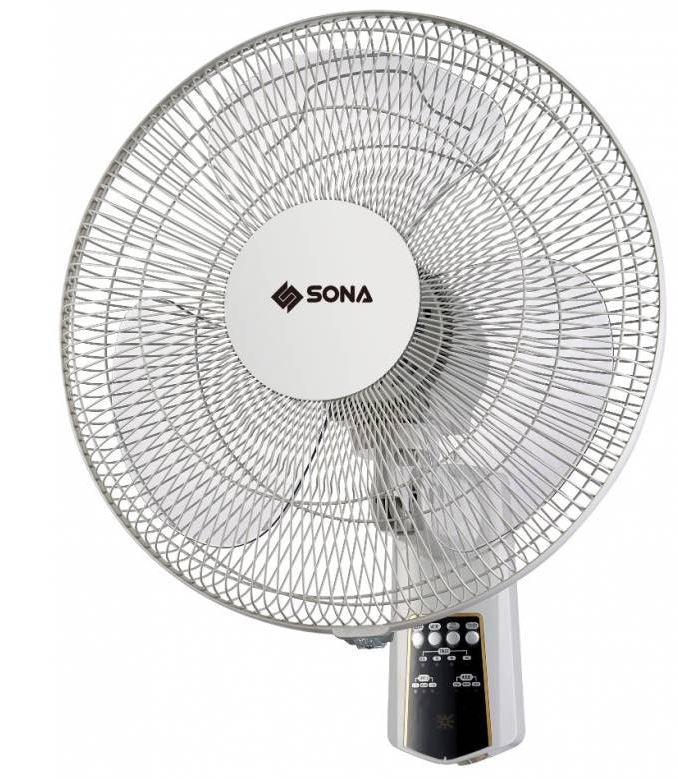 Sona Wall Fan with Remote 16" SFW 1533