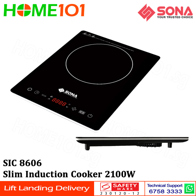 Sona Slim Induction Cooker 2100W SIC 8606