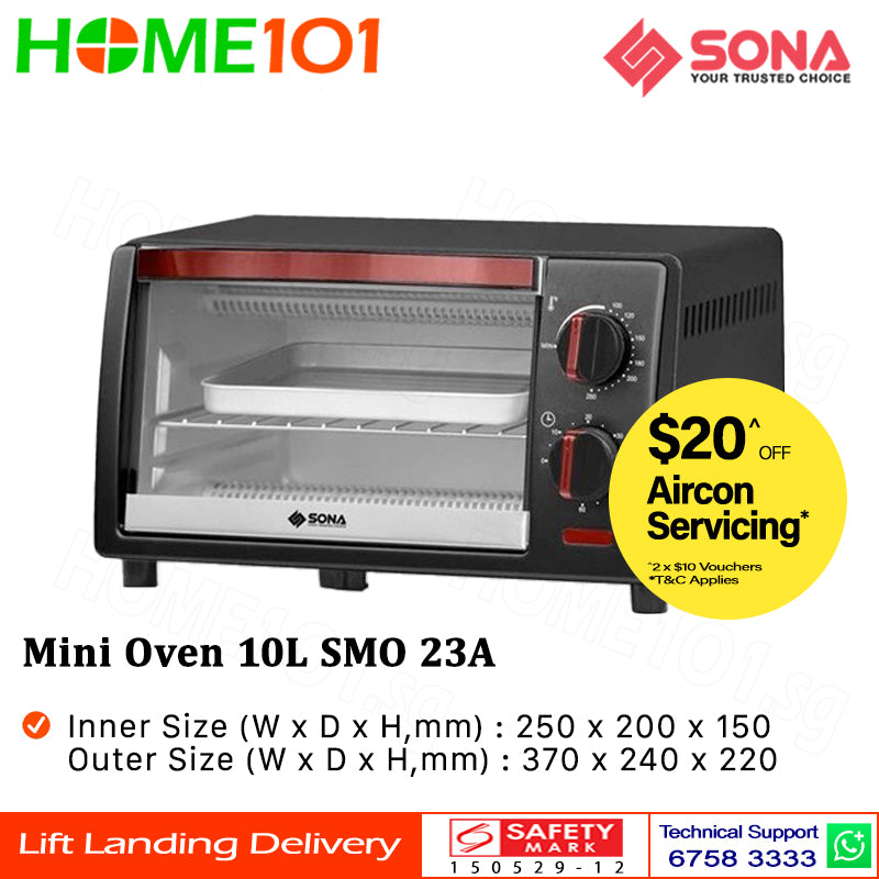 Sona Mini Oven 10L SMO 23A