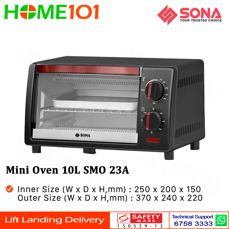 Sona Mini Oven 10L SMO 23A