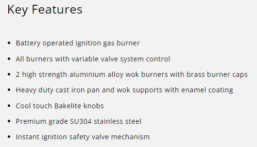 Tecno Stainless Steel Cooker Hob 2 Burners SR288SV - LPG / PUB - FREE INSTALLATION